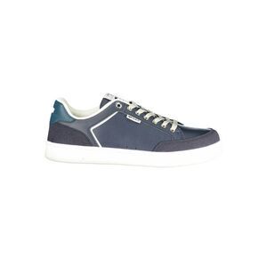 Gas Blue Polyurethane Men Men's Sneaker